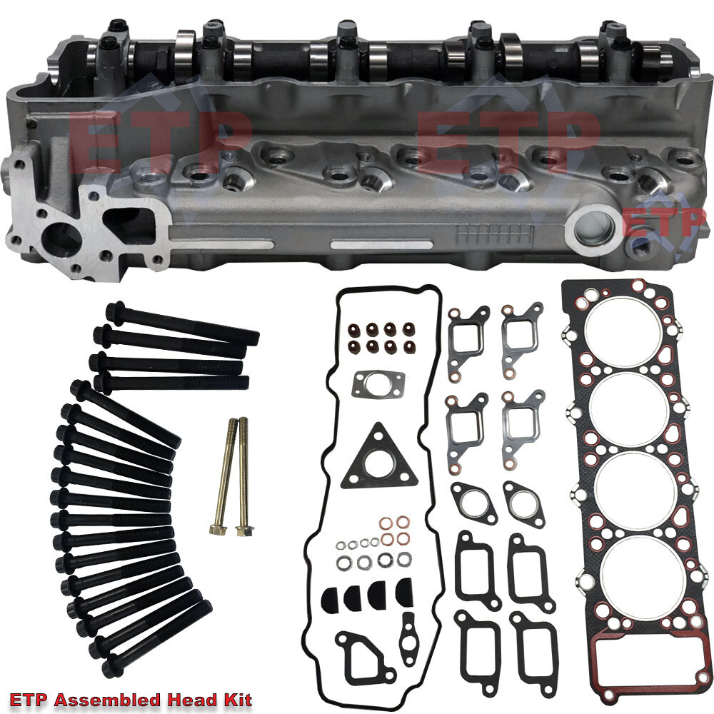 image of Assembled Cylinder Head Kit for Mitsubishi 4M40T 2.8L Diesel - Supplied with ETP Ultimate VRS and Head bolts