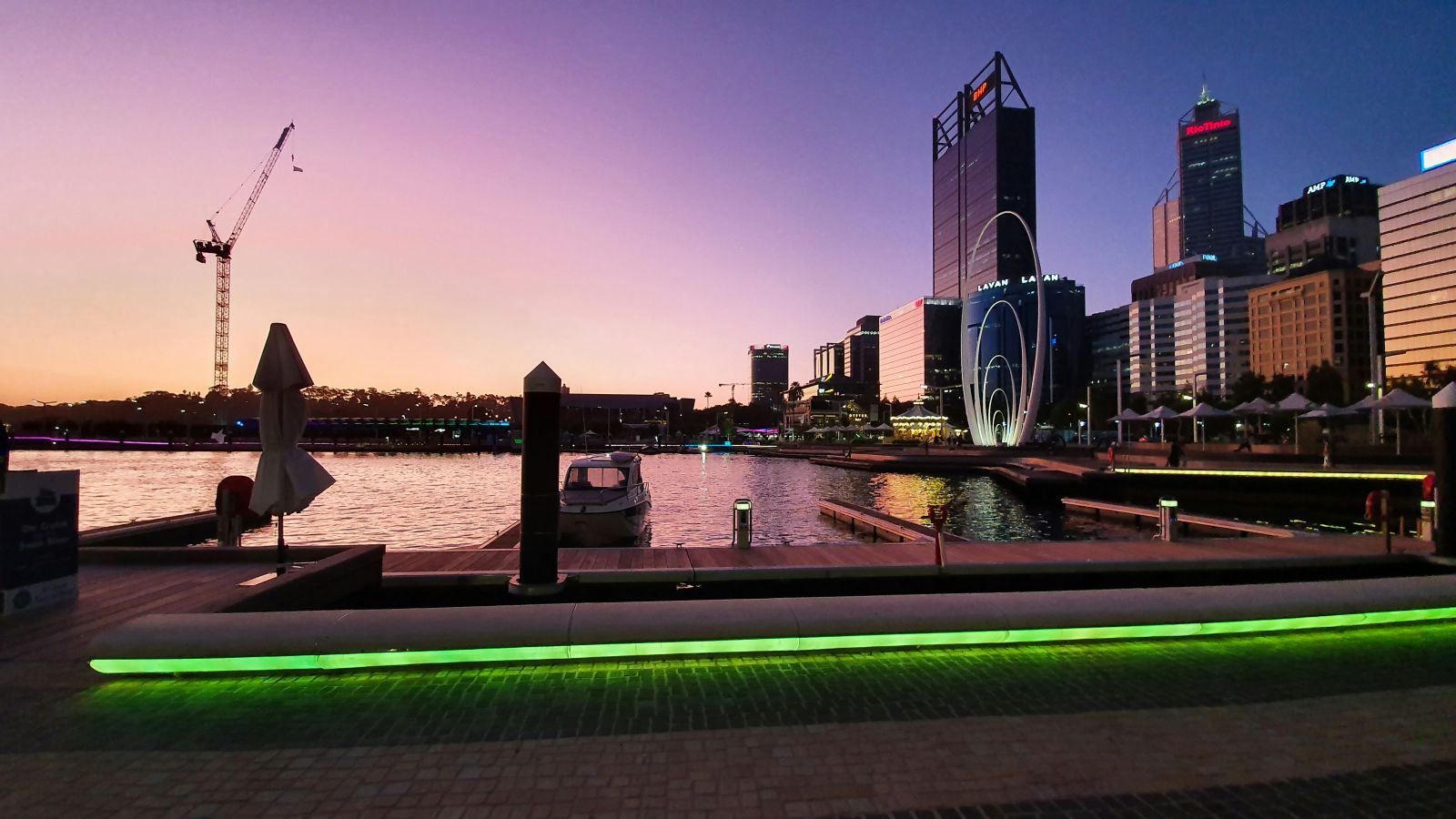 Elizabeth Quay in Perth, Western Australia