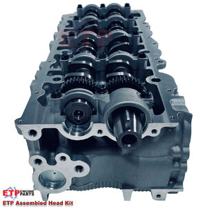 Assembled Cylinder Head Kit for Toyota 1KD - includes VRS gasket set and head bolts.