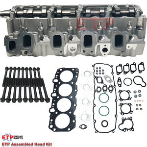 Assembled Cylinder Head Kit for Toyota 1KZT - Valves sit 0.040 below head surface - Supplied with ETP Ulitmate VRS and Head bolts