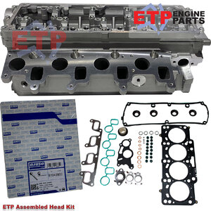 Assembled Head Kit for Volkswagen CDBA and CDCA - springs, caps and collets + VRS and Head Bolts