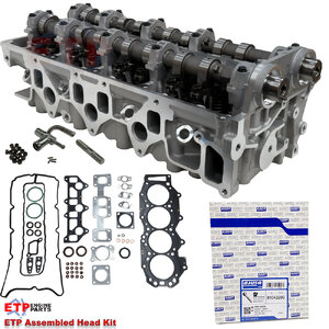 Assembled Cylinder Head Kit for Mazda WE and WLC Supplied with Camshafts, Rockers, ETP Ultimate VRS and Head Bolts 