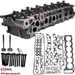 Cylinder Head (Bare) Kit for Toyota 1FZ 100 Series Supplied ETP Ultimate VRS, Valves and Head Bolts
