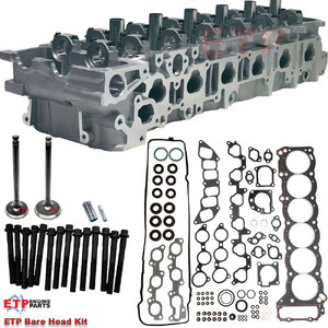 Cylinder Head Kit for Toyota 1FZ 80 Series Supplied ETP Ultimate VRS, Valves and Head Bolts