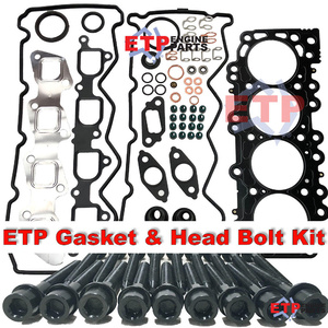 ETP Ultimate VRS Gasket Set and Head Bolt Set for Nissan YD25 2.5L Diesel (Early 4 Port Head)